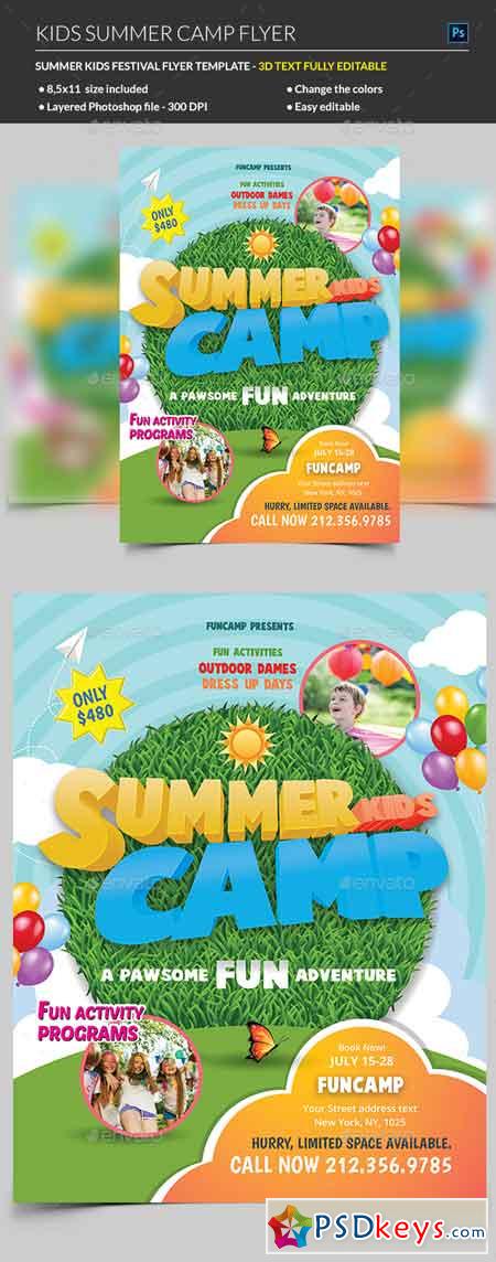 Kids Summer Camp Flyer 21917698