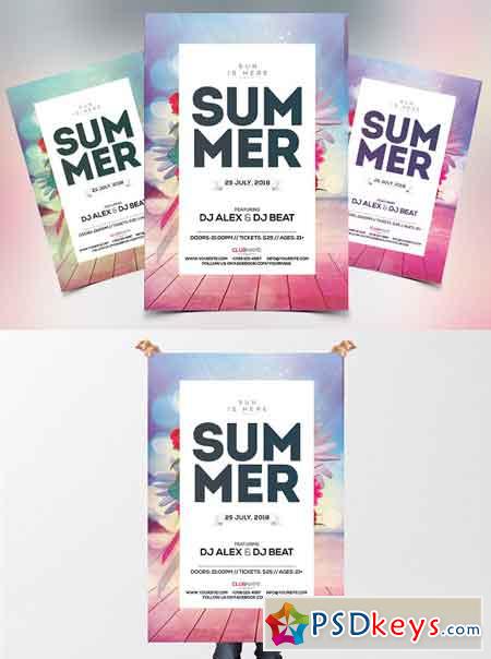 Summer Event - PSD Flyer Template 2381313