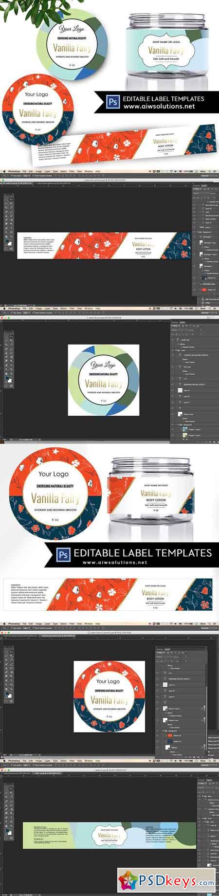 Skincare Label Template ID50 2473906