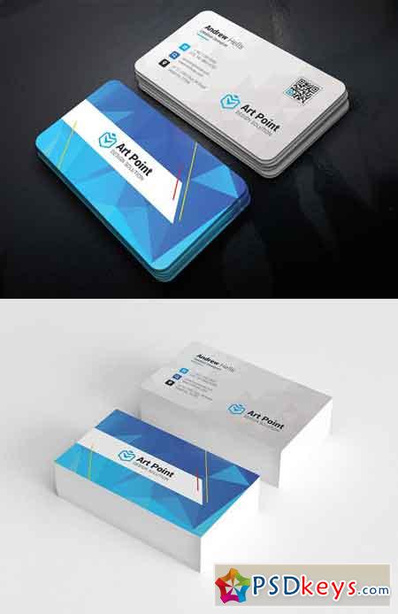 Polygon Background Business Cards 2473861