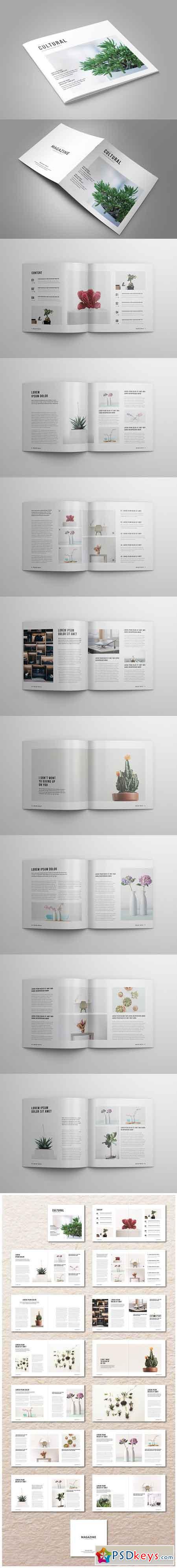 Square InDesign Magazine 2507374