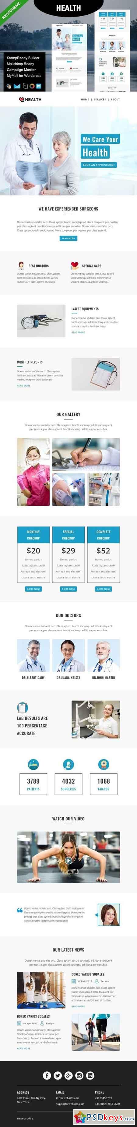 HEALTH- Responsive Email Template 1590127