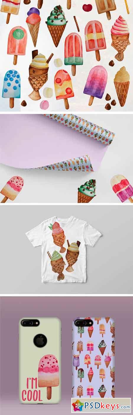 Ice Cream Clip Art Set 2354311