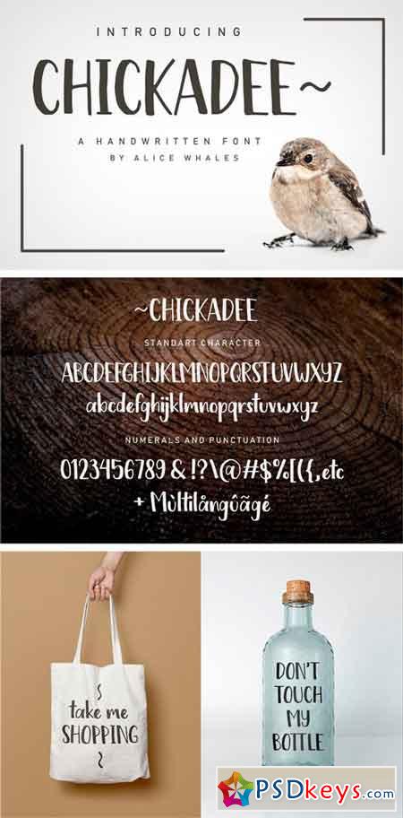 Chickadee - A Handwritten Font 2481870