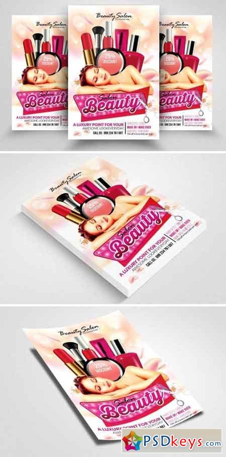 Luxury Beauty Salon Flyer 2142561