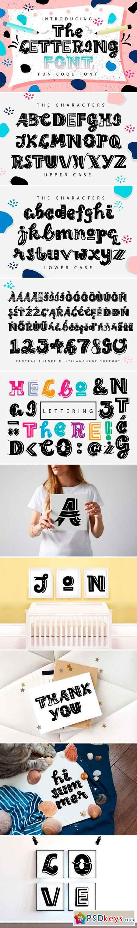 The Lettering Font 2455484