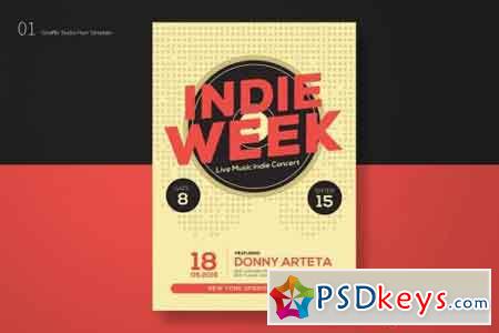 Indie Week Flyer