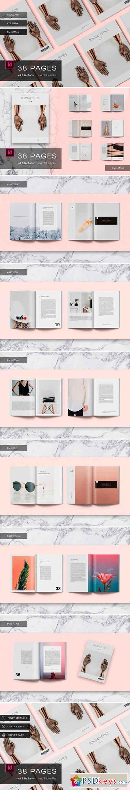 Magazine Template - Minimalistico 2487255