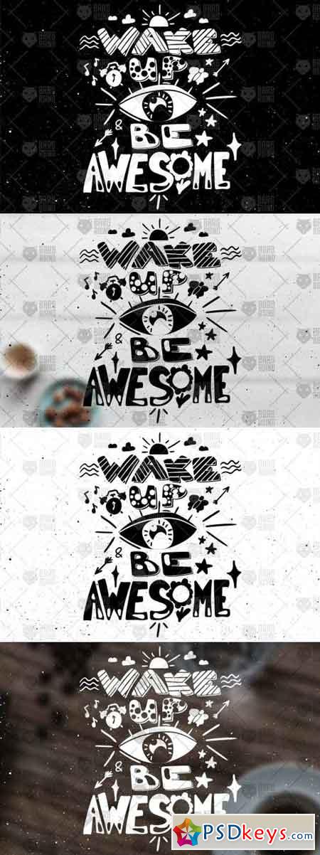 Motivational Overlay - Wake Up And Be Awesome