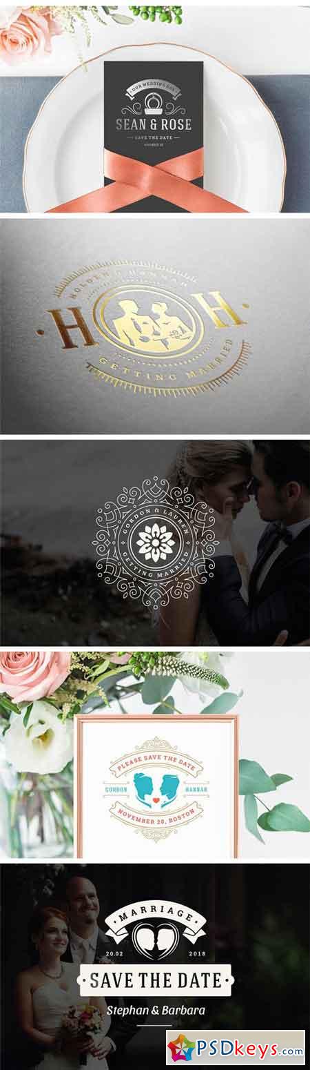 18 Wedding Logos and Badges 2202122