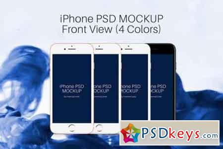 iPhone PSD MOCKUP Front View