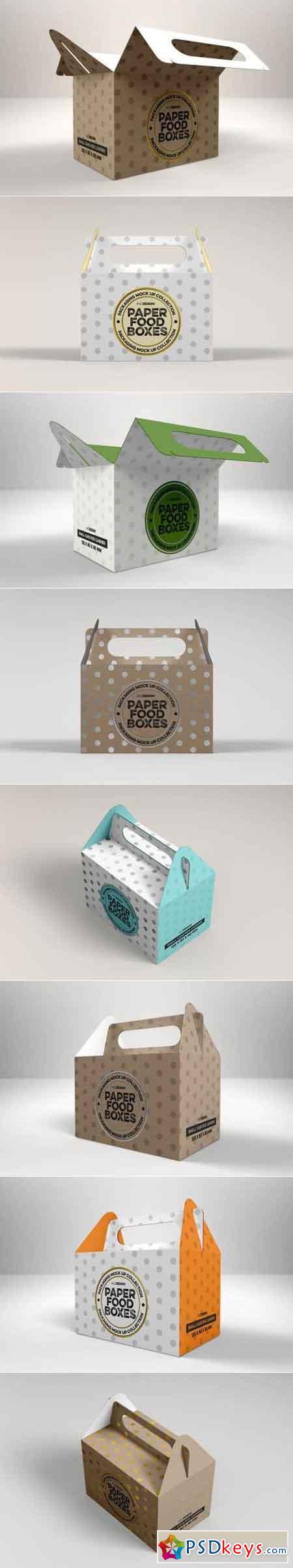 Small Box Carrier Packaging Mockup