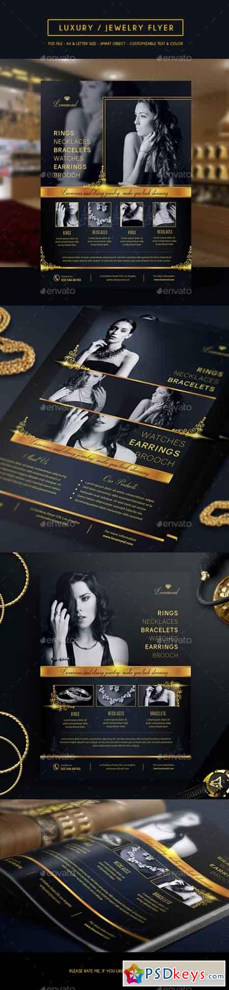 Luxury Jewelry Store Flyer 13928559