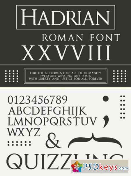 Hadrian Typeface
