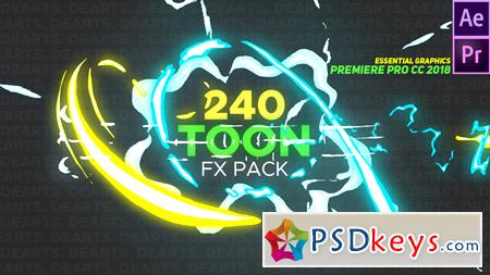 240 Toon FX Pack 21729822 - After Effects Projects