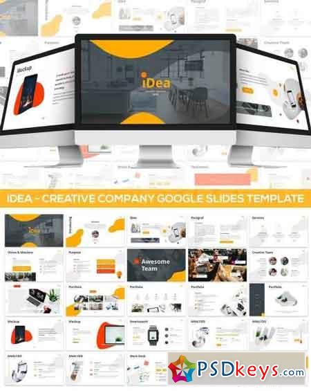 iDea - Creative Company Google Slides Template
