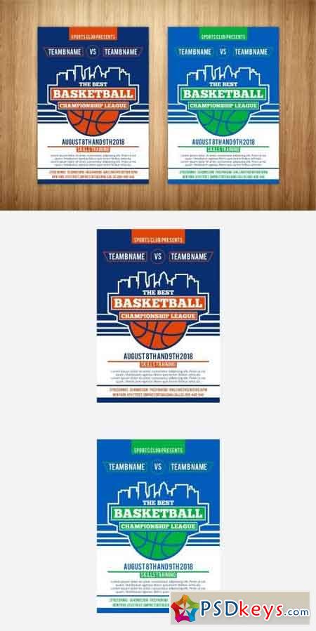 basketball flyer template 1