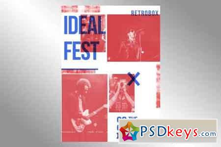 Ideal Fest Flyer Poster