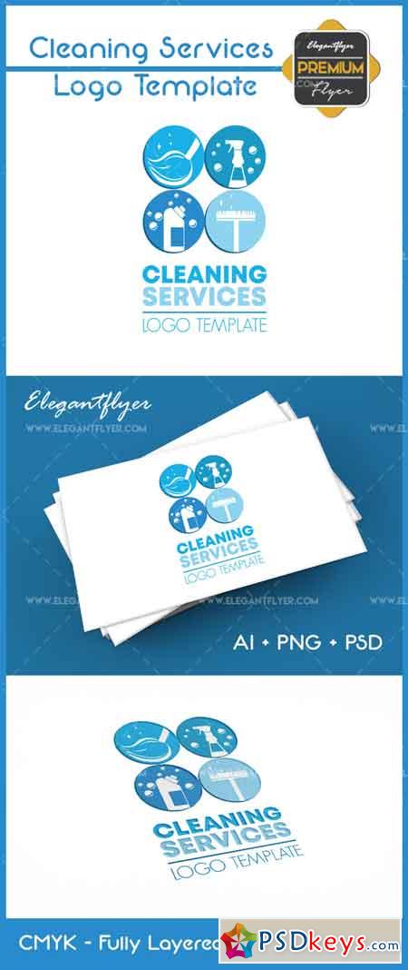 Cleaning Services  Premium Logo Template