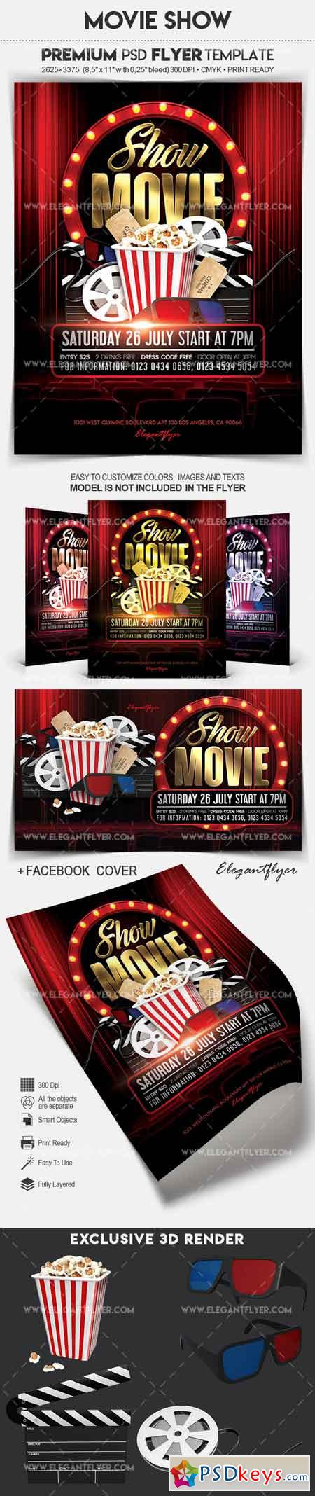 Movie Show – Flyer PSD Template