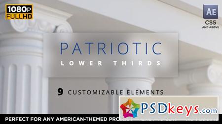 Patriotic Lower Thirds 18139016 - After Effects Projects