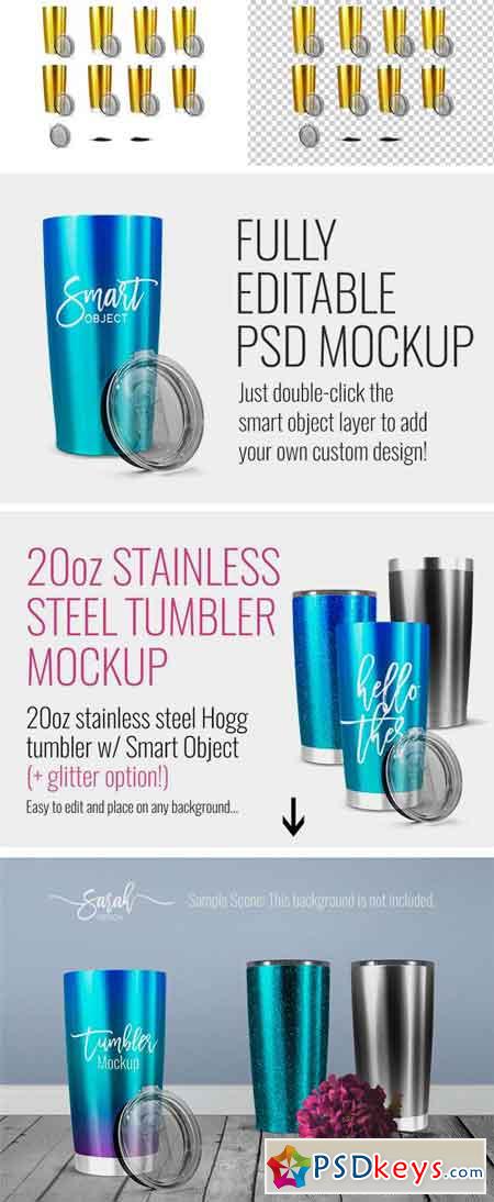 Download 20oz Stainless Hogg Tumbler Mockup 2511547 » Free Download Photoshop Vector Stock image Via ...