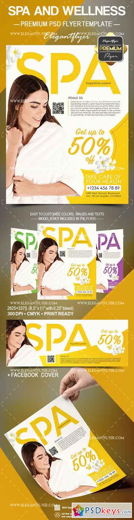 Spa and Wellness  Flyer PSD Template