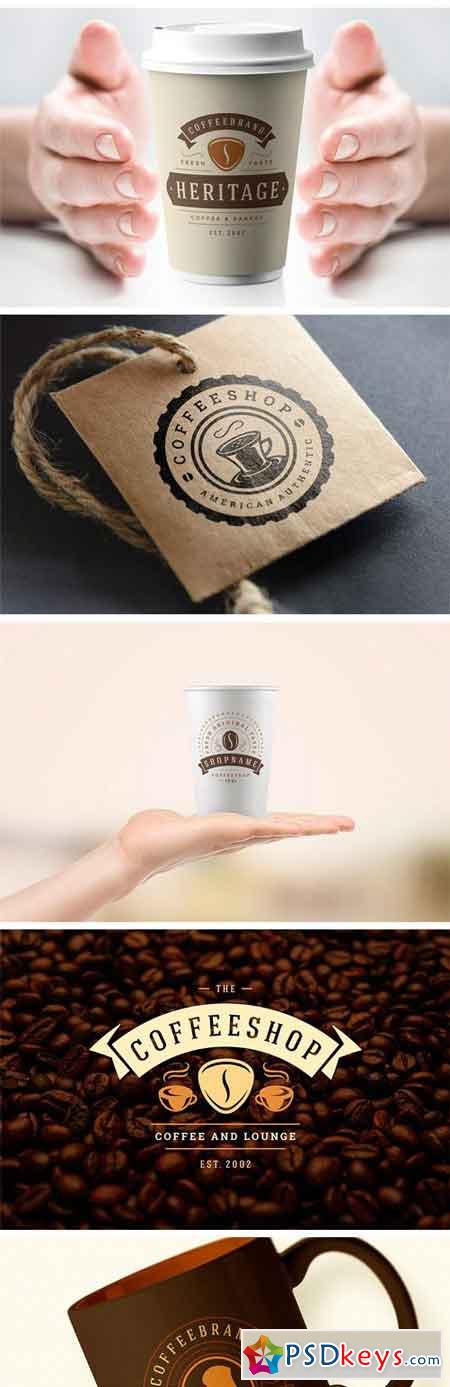 36 Coffee Logos and Badges 2510765