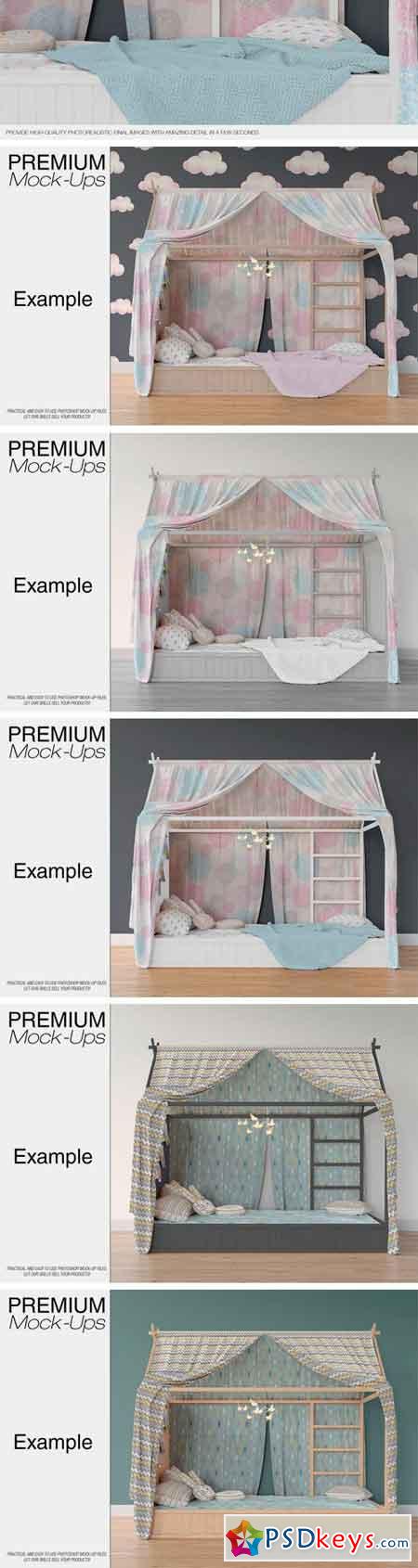 Kids Bedroom Mockup Set 2461159