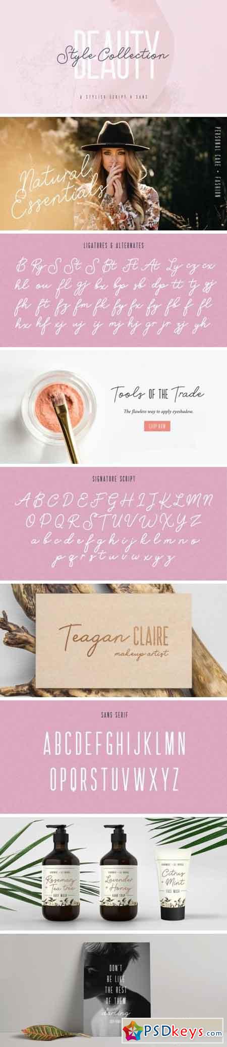 Beauty Style Script Font Family