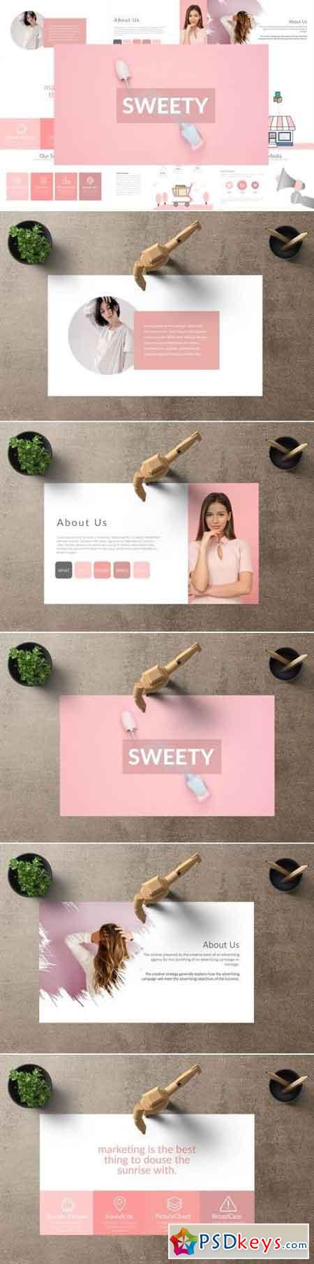 SWEETY Powerpoint Template