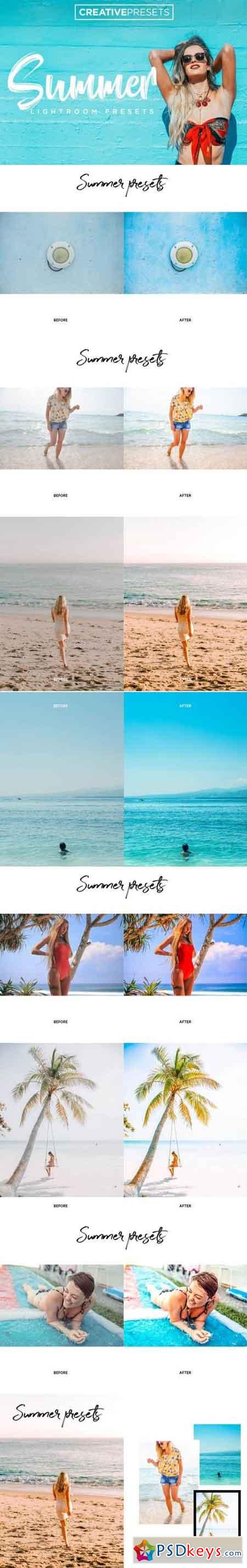 Summer Lightroom Presets