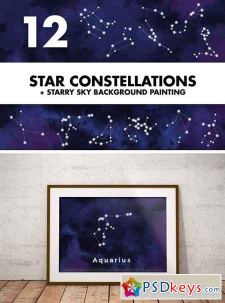 Star Constellations + Sky Painting 1171537