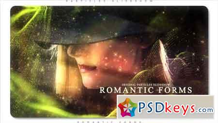 Romantic Forms Particles Slideshow After Effects Template 21236600