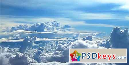 Flying Above the Clouds 3 (Stock Footage) 1744995