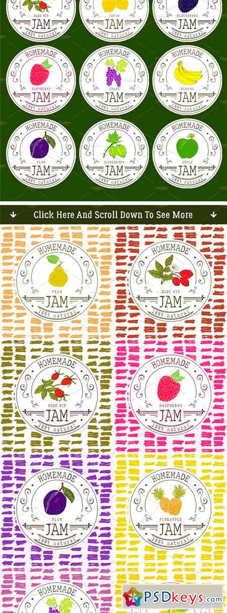 Jam Labels Design Template Vol.2 2504551
