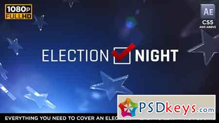 Election Night 2018 After Effects Template 18267243