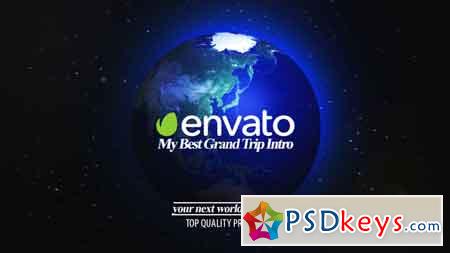 Best Grand Trip Intro World Map Kit After Effects Template 21674484