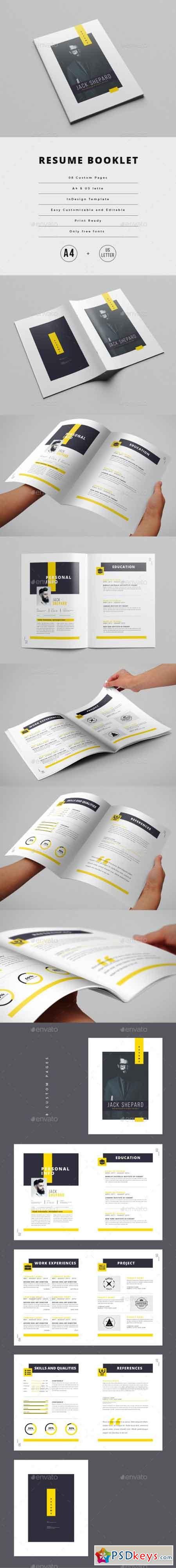 Resume Booklet (8 pages) 22043136