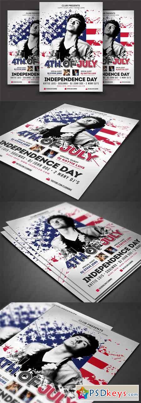 4th Of July Flyer Template 2555025