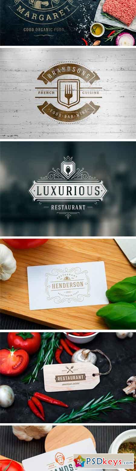 36 Restaurant Logos and Badges 2510728