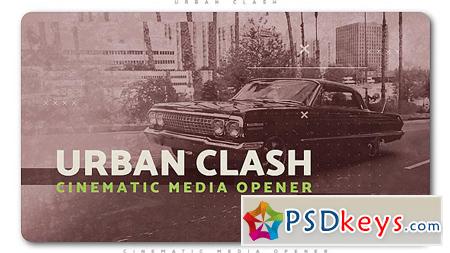 Urban Clash Cinematic Media Opener After Effects Template 20975494