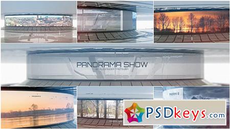 3D Panorama Sci-Fi Video Displays After Effects Template 21364924