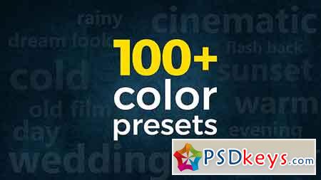 3-in-1 Pack 100+ Cinematic & Wedding Color Presets Premier Pro Template 21630012