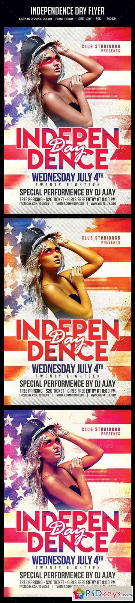 Independence Day Flyer 22080160