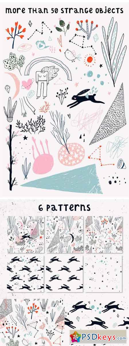 Black Rabbit Patterns 2469744