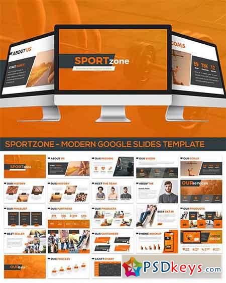 Sportzone - Modern Google Slides Template