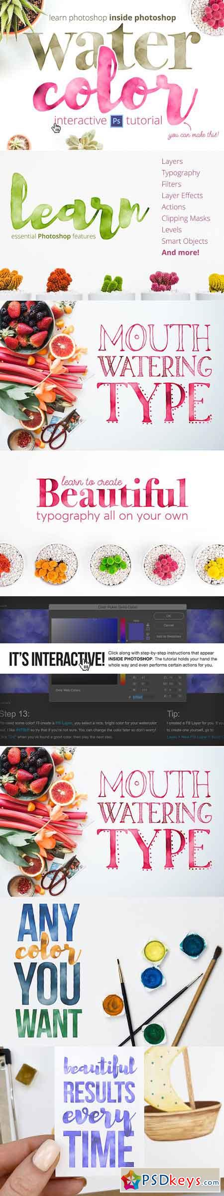 Learn Photoshop Watercolor Tutorial 1274973