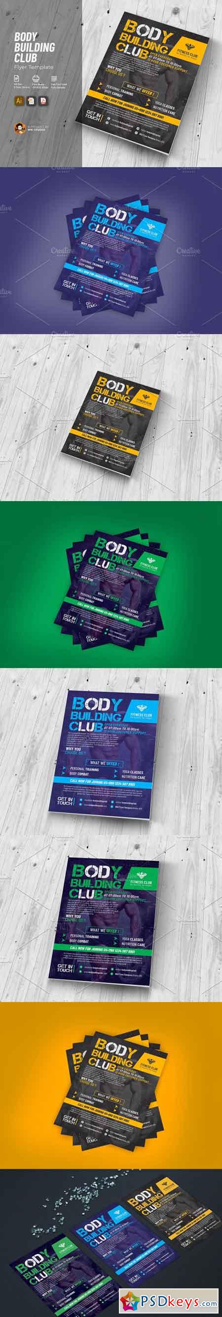 Body Building Club Flyer 2636793