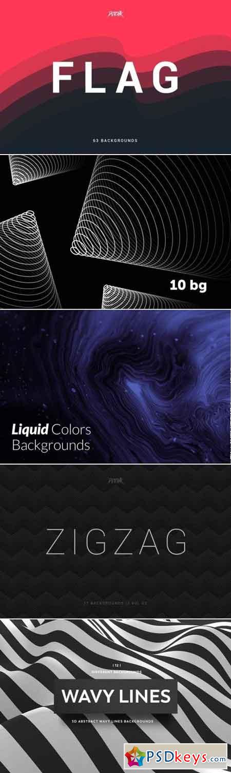 Abstract Backgrounds Bundle 3